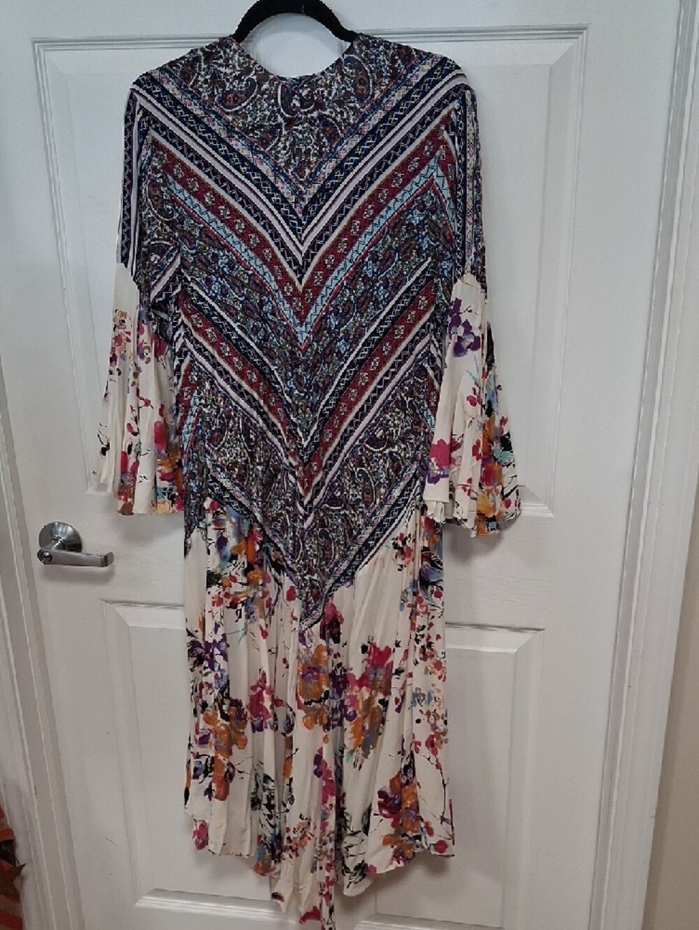 Umgee Floral & Paisley Mixed-Print Duster - Picture 6 of 6